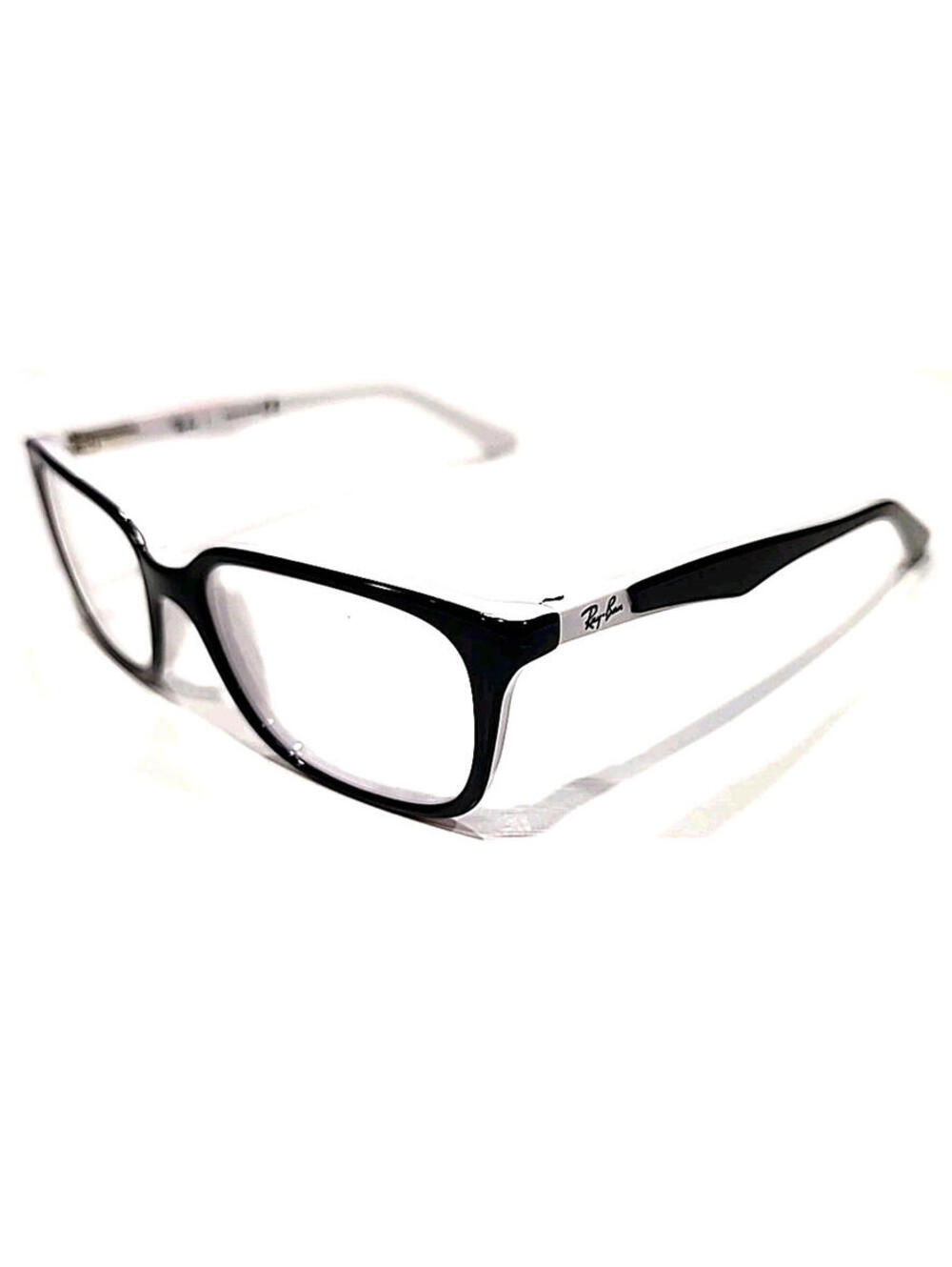 Ray Ban Jr RB1532 3579 Youth Sm Kids Black White Square Eyeglasses 47-15 125 RL